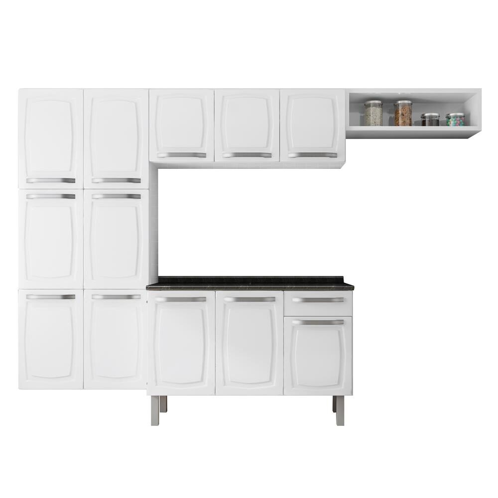 Cozinha Itatiaia Daniele com 12 Portas, 1 Gaveta e 1 Nicho