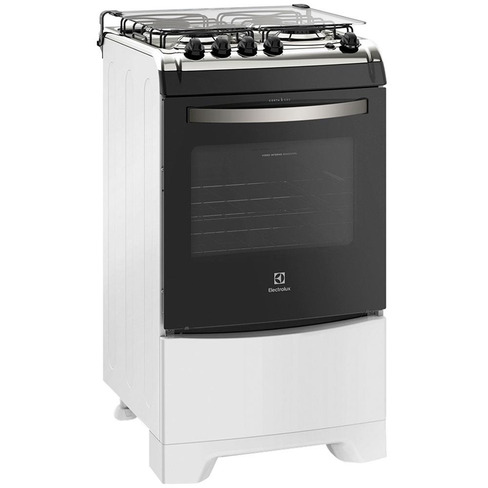 Fogão Electrolux 4 Bocas 52LBU com Vidro Interno Removível – Branco