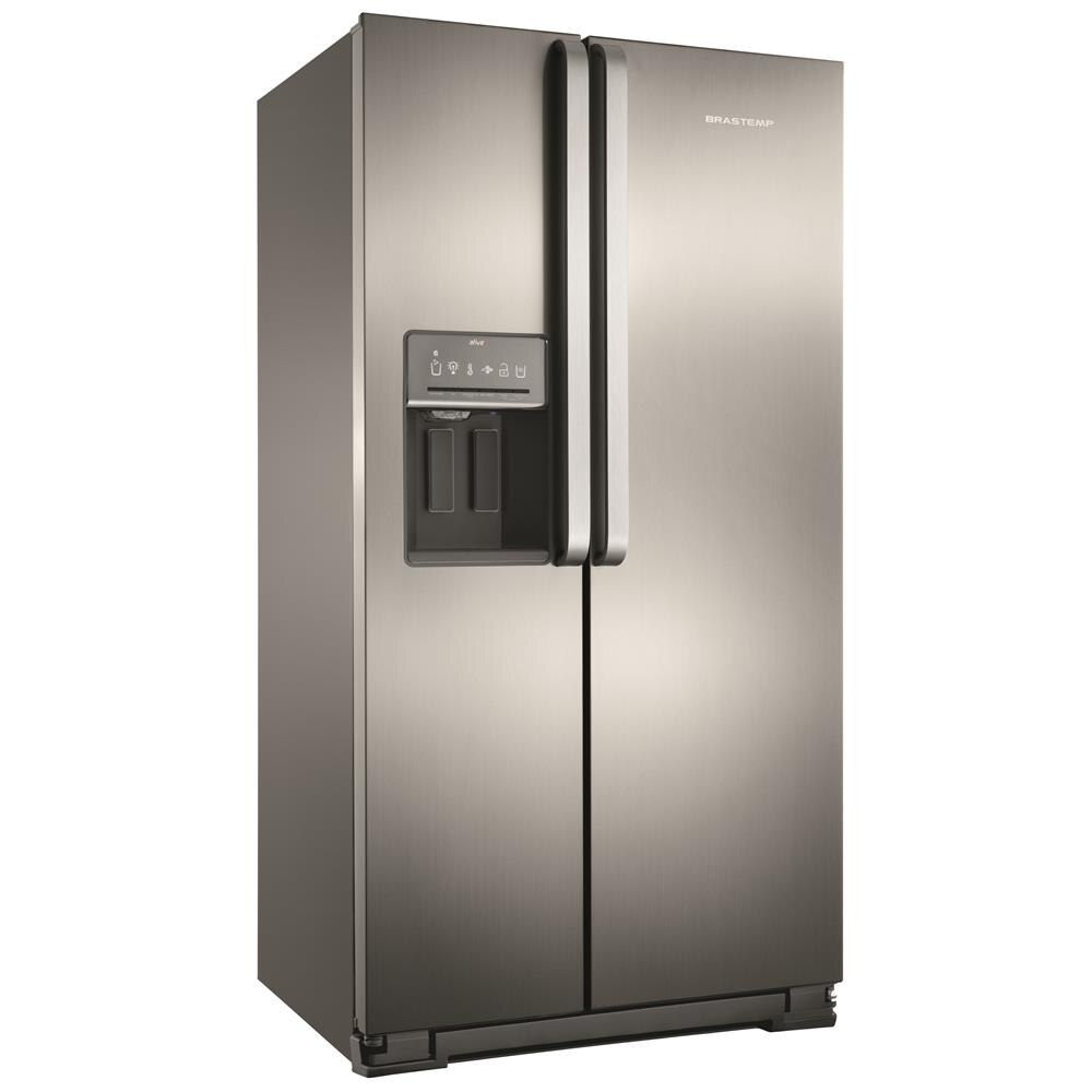 GELADEIRA BRASTEMP SIDE BY SIDE COM VAZAMENTO DE GAS - YouTube