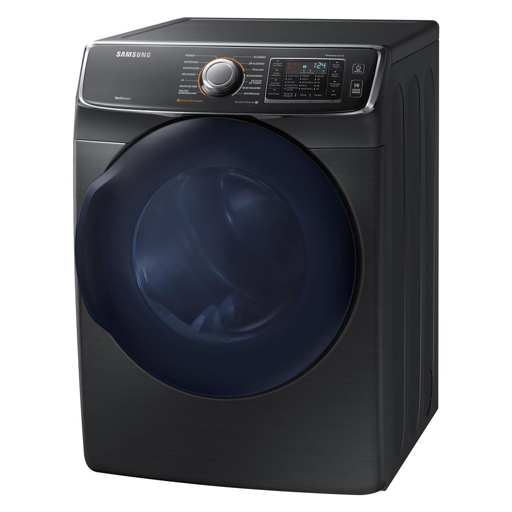 Secadora a Gás Samsung DV6500K com MultiSteam Black Stainless 18kg