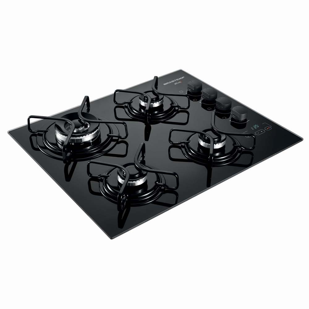 Cooktop Brastemp BDT62AE Touch Timer 4 Bocas 4 Bocas Casas Bahia 4607372