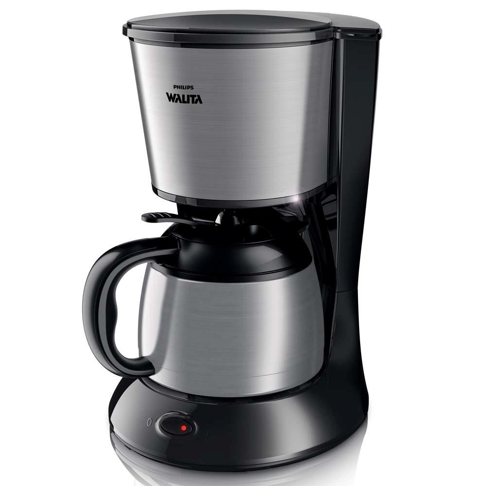 Cafeteira Elétrica Britânia Cp30 Temp Preto Aço Escovado 110v Cafeteira Eletrica Philips Walita Daily Collection Ri7476 Com Capacidade De Ate 30 Xicaras Jarra Termica Em Aco Inox Inox Preta Cafeteiras Eletricas Casas Bahia 1270417