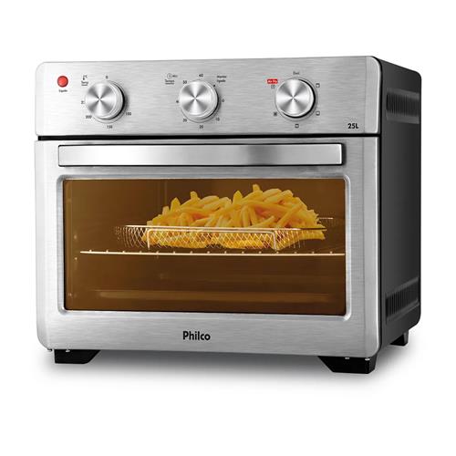 Forno Elétrico Philco Air Fry PFE25I de 25 Litros com 1500W – Aço Inox é boa?