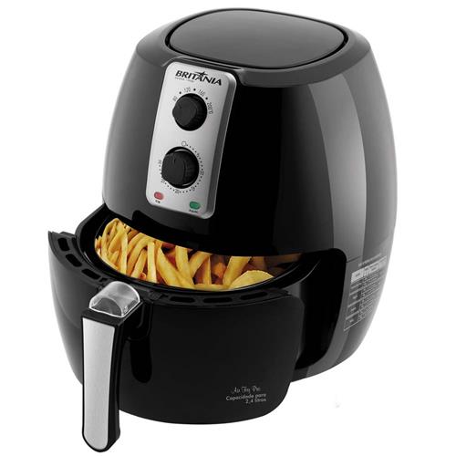 Fritadeira Air Fry Pro Britânia com 2,4 Litros - Preta é boa?