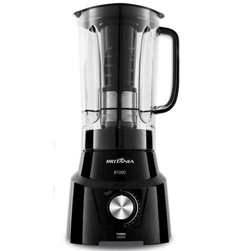 Liquidificador Britânia B1000 com 12 Velocidades e 1200W - Preto é ruim? Liquidificador Britânia B1000 com 12 Velocidades e 1200W - Preto é boa?