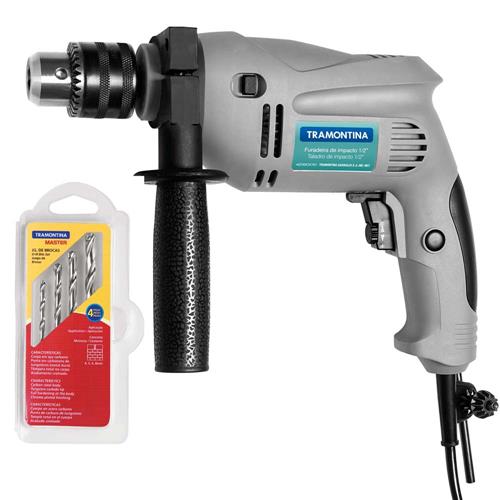 Kit Furadeira e Jogo de Brocas Tramontina - 500W é boa?