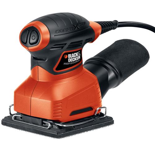 Lixadeira Orbital Black + Decker QS800 com Saco Coletor de Pó 180W - Preto/Vermelho Menor preço em Lixadeira Orbital Black + Decker QS800 com Saco Coletor de Pó 180W - Preto/Vermelho