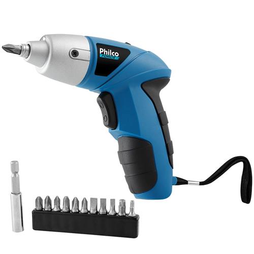 Parafusadeira Philco Force PPF01 4,8V e 11 Bits - Bivolt