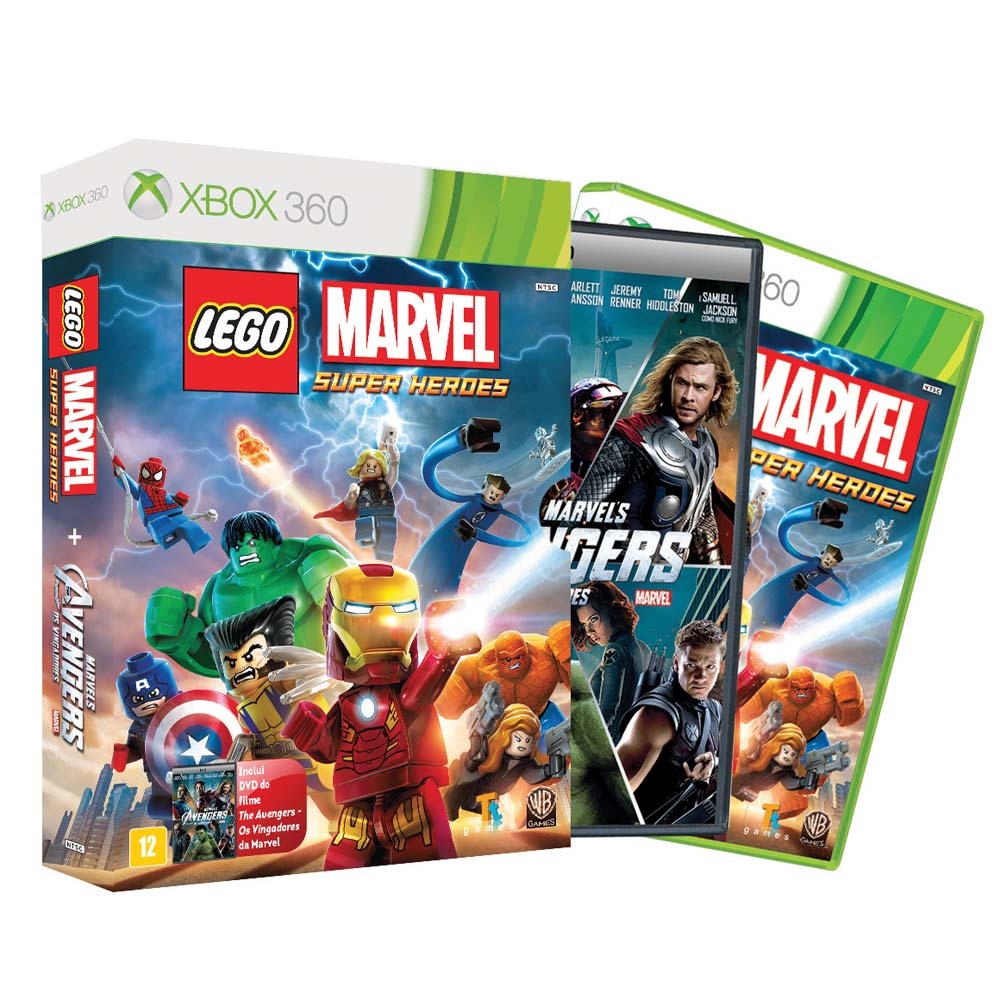 Jogo Lego Marvel Edição Limitada Xbox 360 Jogos Xbox 360 no