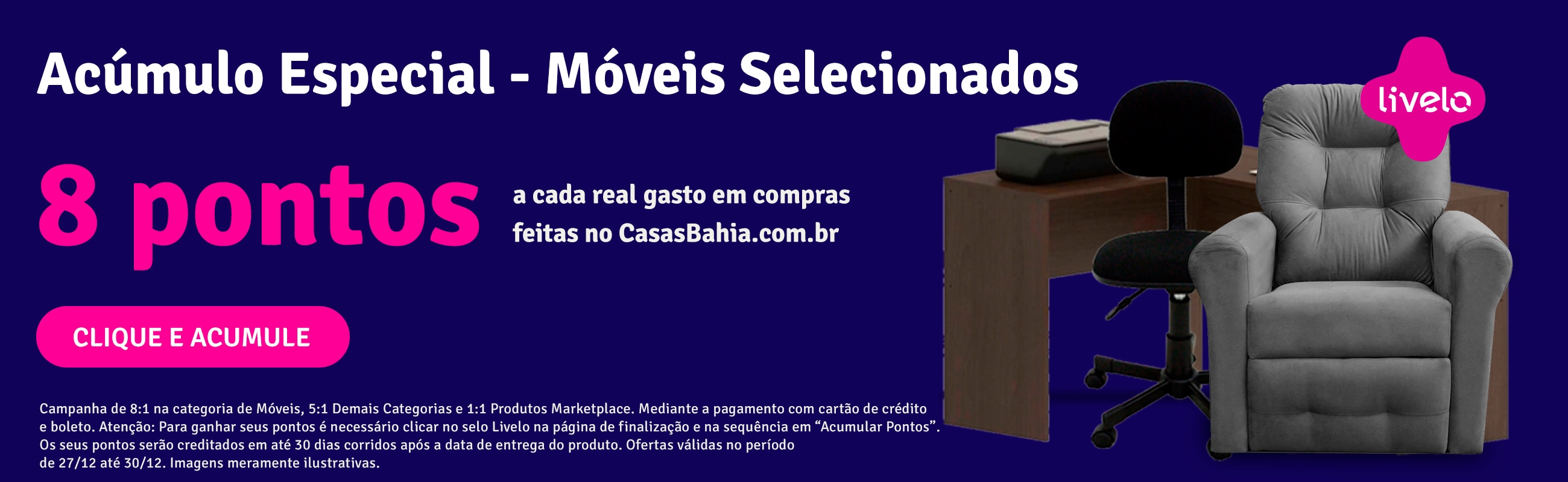 Casas Bahia Livelo 8