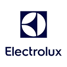 A imagem mostra o Logo da marca Electrolux