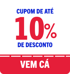Cupom de 10% de desconto