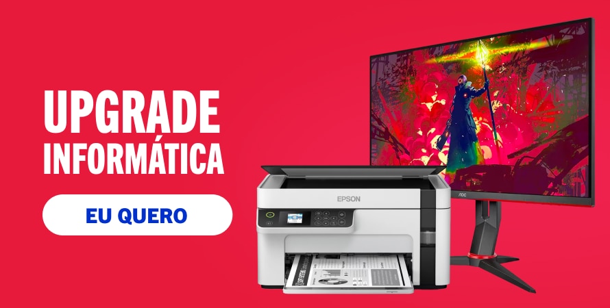 Imagem ilustrativa impressora e monitor