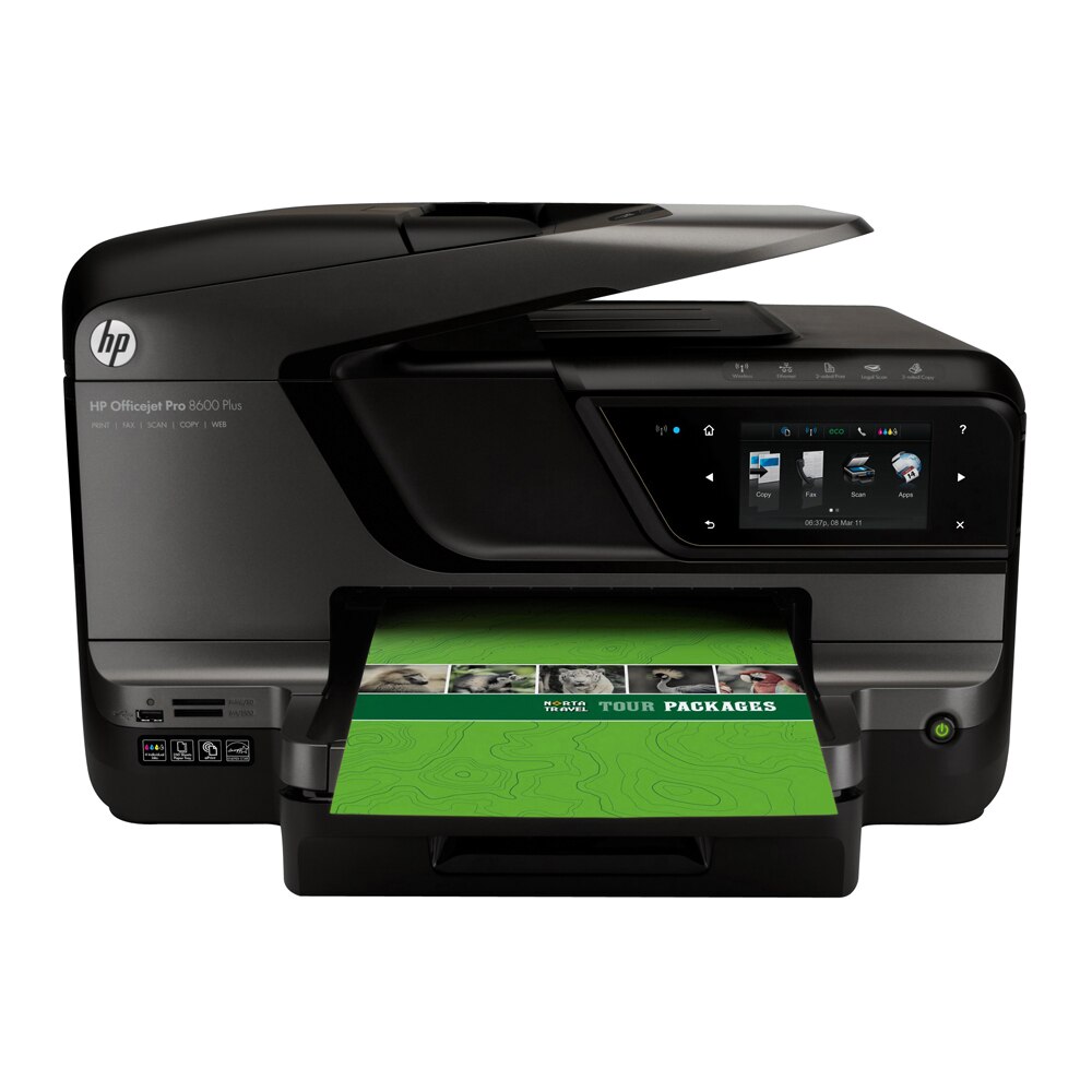 Multifuncional HP Officejet Pro 8600 Plus Wireless com Fax, Leitor de Cartões e USB undefined Loading zoom