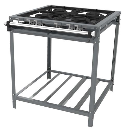 Fogão Industrial Venax FI 430 2 com 4 Bocas Bivolt - Cinza Menor preço em Fogão Industrial Venax FI 430 2 com 4 Bocas Bivolt - Cinza