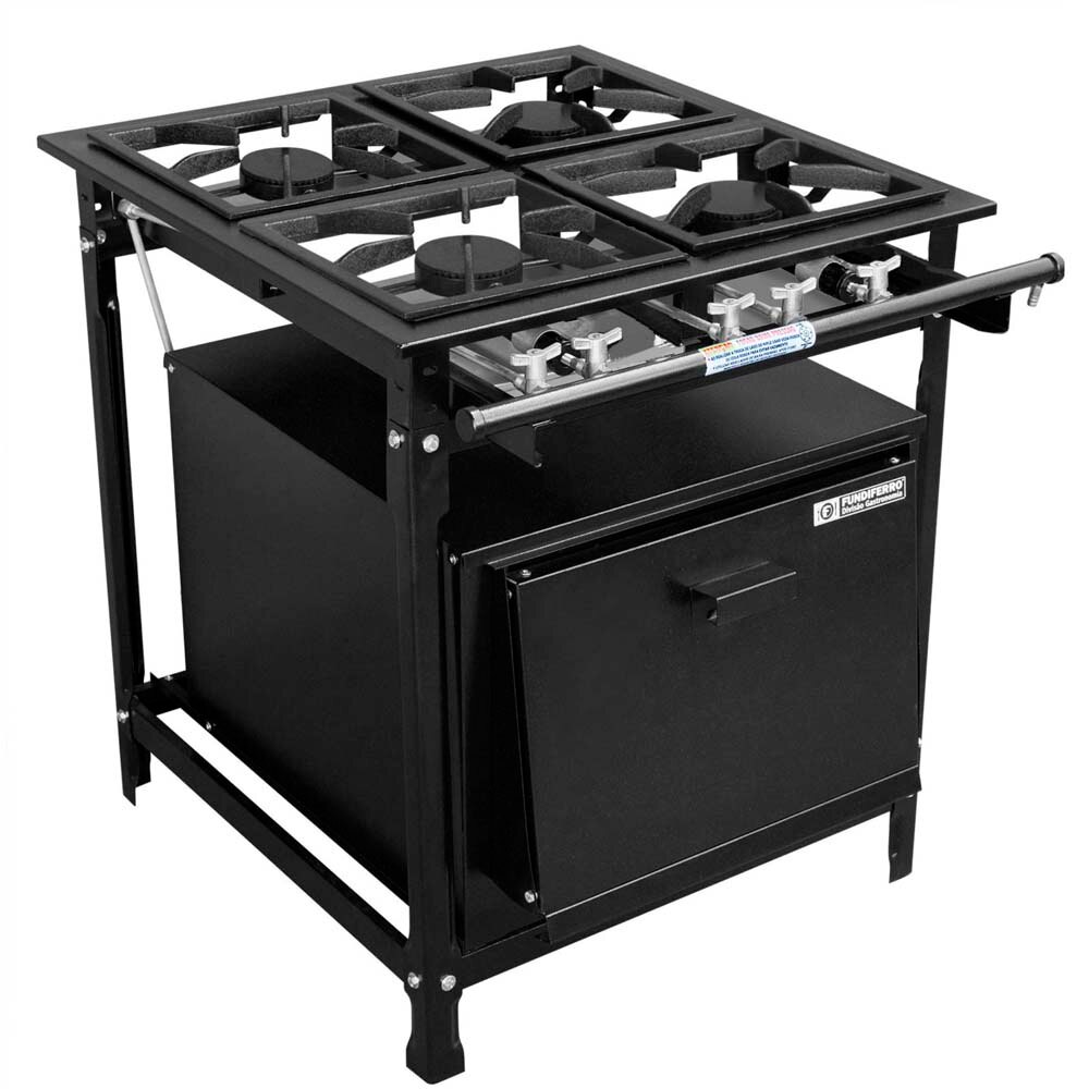 Fog O Industrial Fundiferro 4 Bocas Ff012 Com Forno Fog Es Fog O Industrial Fundiferro 4 Bocas Ff012 Com Forno Fog Es