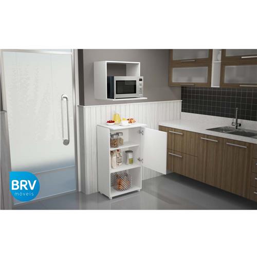 Balc u00e3o Multiuso + Armário Multiuso Aéreo para microondas Adesivo De Parede Mercado Livre ~ Balc u00e3o Multiuso + Armário Multiuso Aéreo para microondas
