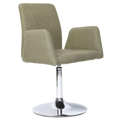 Poltrona Finlandek Giratória Iris em Tecido Poliéster