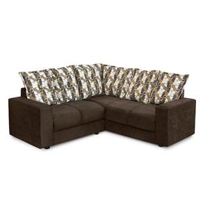 Sofa De Canto Promoção Ofertas No Casasbahia Com Sofá De Canto American Comfort Fênix Composê Fl Em Suede Jacquard Marrom