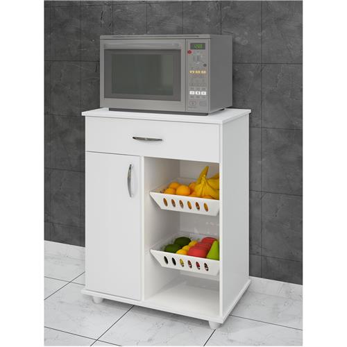 Armário Fruteira Benetil Flex 303 com 1 Porta e 1 Gaveta Branco Preto Balcões e Fruteiras no Artesanato Em Mdf Osasco ~ Armário Fruteira Benetil Flex 303 com 1 Porta e 1 Gaveta Branco Preto Balcões e Fruteiras no