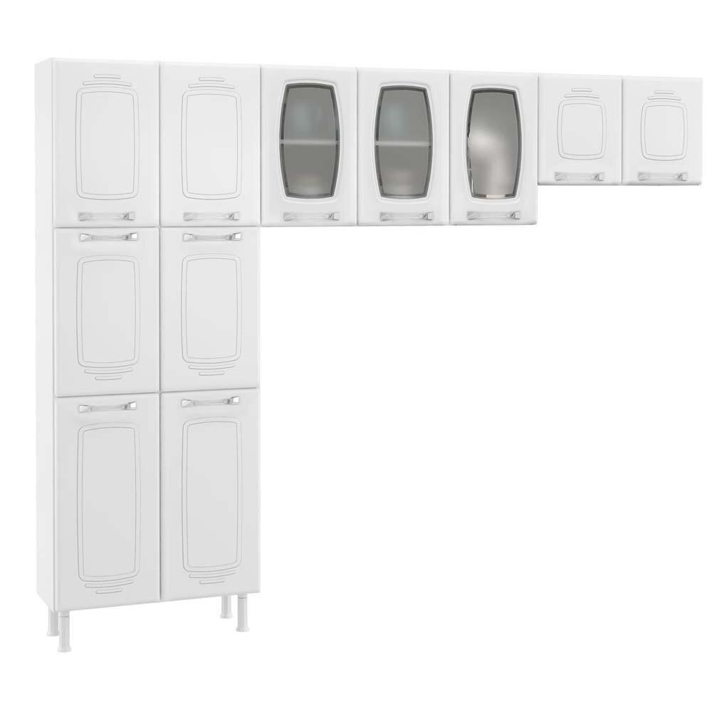 Cozinha Compacta Telasul Novita Com Armario Triplo Com Portas De Vidro 3 Pe As Branco Casasbahia Com Br Cozinha Compacta Telasul Novita Com Armario Triplo Com Portas De Vidro 3 Pe As Branco Casasbahia Com Br
