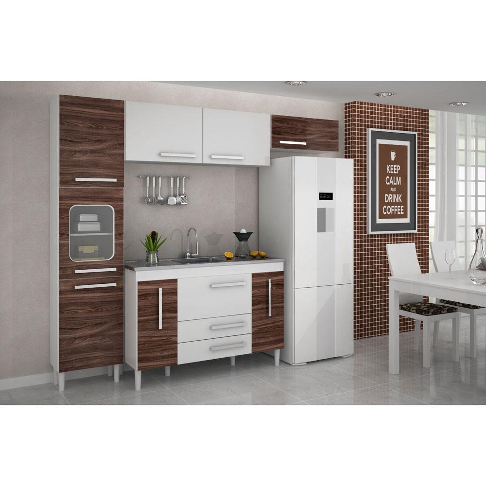 Cozinha Compacta Nobilis Xiv Palmeira 4 Pe As Com 8 Portas E 3 Cozinha Compacta Nobilis Xiv Palmeira 4 Pe As Com 8 Portas E 3