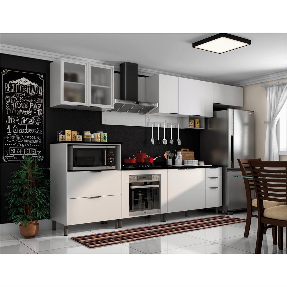 Cozinha Bartira Izabel Com 7 Portas E 5 Gavetas Branca Cozinha Cozinha Bartira Izabel Com 7 Portas E 5 Gavetas Branca Cozinha