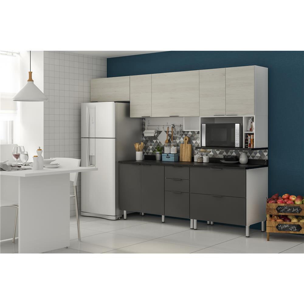 Cozinha Compacta Bartira Izabel Com 9 Portas E 5 Gavetas Cozinha Cozinha Compacta Bartira Izabel Com 9 Portas E 5 Gavetas Cozinha