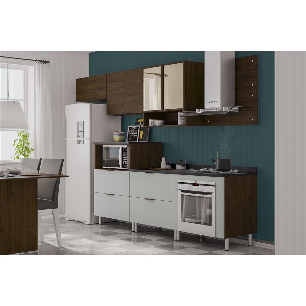 Cozinha Bartira Izabel Com Painel 5 Portas E 4 Gavet Es Grapia Cozinha Bartira Izabel Com Painel 5 Portas E 4 Gavet Es Grapia