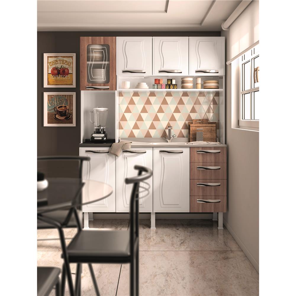Cozinha Compacta Colormaq Milano Com Pia Bella Inox Cozinha Cozinha Compacta Colormaq Milano Com Pia Bella Inox Cozinha