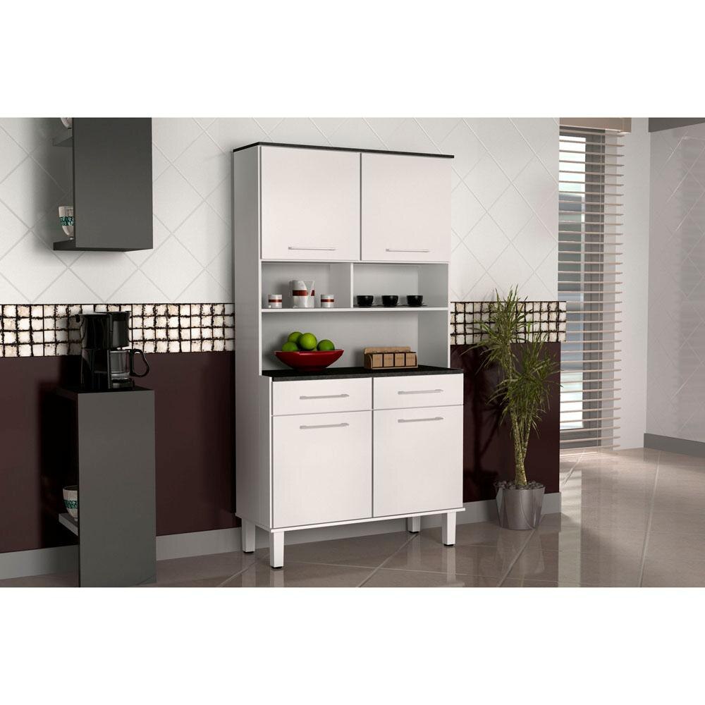 Cozinha Compacta Zanzini Com 4 Portas E 2 Gavetas Modelo Premium Cozinha Compacta Zanzini Com 4 Portas E 2 Gavetas Modelo Premium