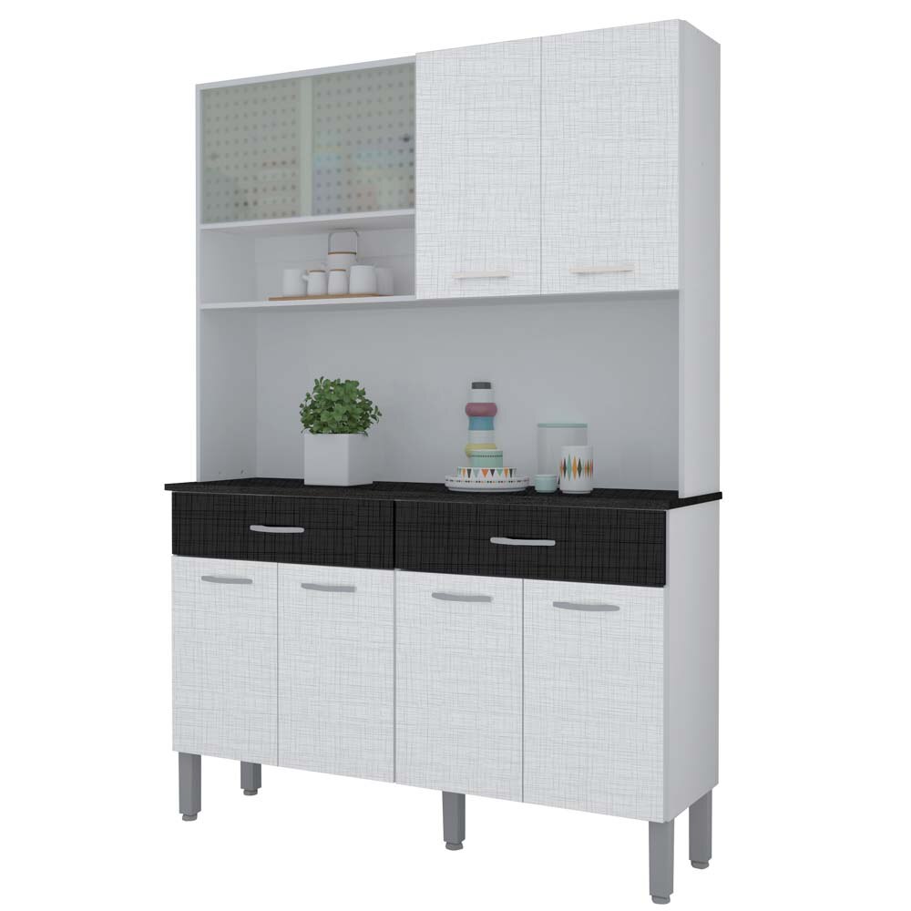 Cozinha Compacta Kits Paran Vitrus Com 8 Portas E 2 Gavetas Cozinha Compacta Kits Paran Vitrus Com 8 Portas E 2 Gavetas