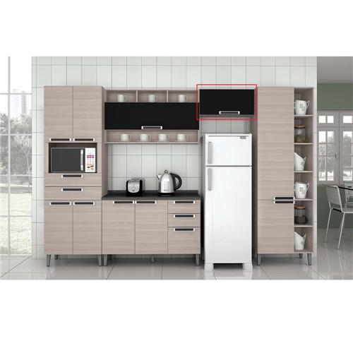 Armário de Geladeira Itatiaia Royale com 1 Porta Cozinha Modulada no CasasBahia com br Aparador Vidro Preto ~ Armário de Geladeira Itatiaia Royale com 1 Porta Cozinha Modulada no CasasBahia com br