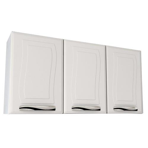 Imagem do Armário Aéreo Colormaq Ipanema com 3 Portas - Branco Armário Aéreo Colormaq Ipanema com 3 Portas - Branco