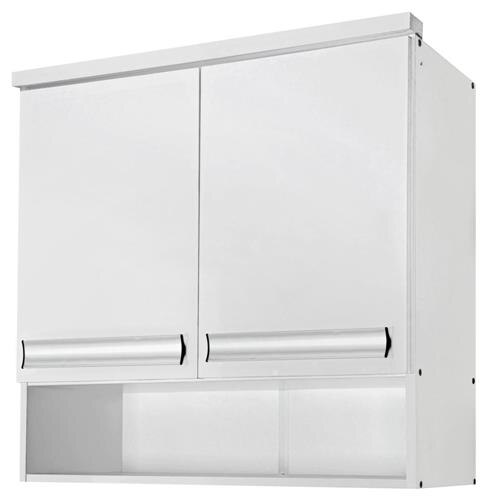Armário Duplo Baixo Bartira Yara com Nicho Branco Cozinha Modulada no CasasBahia com br Artesanato Gaucho Porto Alegre ~ Armário Duplo Baixo Bartira Yara com Nicho Branco Cozinha Modulada no CasasBahia com br