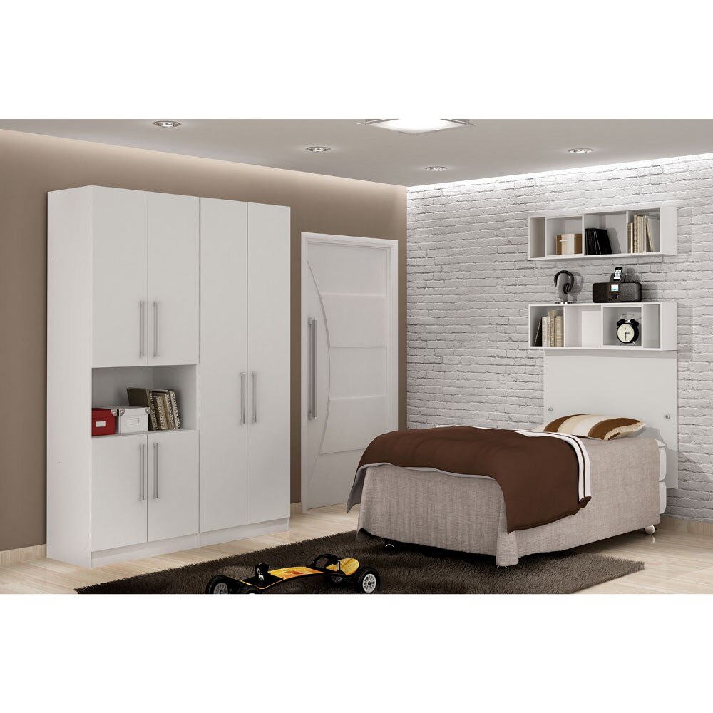 Quarto Completo Solteiro Modulado Palmeira Linn Com 5 Pe As ~ Armario Modulado Para Quarto E Quarto Vermelho E Branco Quarto Completo Solteiro Modulado Palmeira Linn Com 5 Pe As ~ Armario Modulado Para Quarto E Quarto Vermelho E Branco