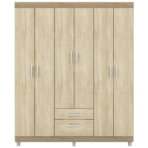 Guarda-Roupa Demóbile Astral com 6 Portas e 2 Gavetas - Nogal/Vanilla Touch é boa?