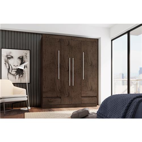 Guarda-Roupa Araplac 3400 com 4 Portas e 4 Gavetas Menor preço em Guarda-Roupa Araplac 3400 com 4 Portas e 4 Gavetas
