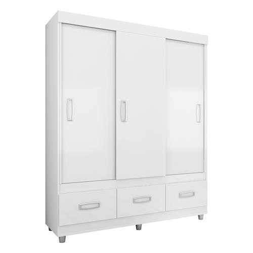 Guarda-Roupa Araplac Popy com 3 Portas de Correr e 3 Gavetas é boa?