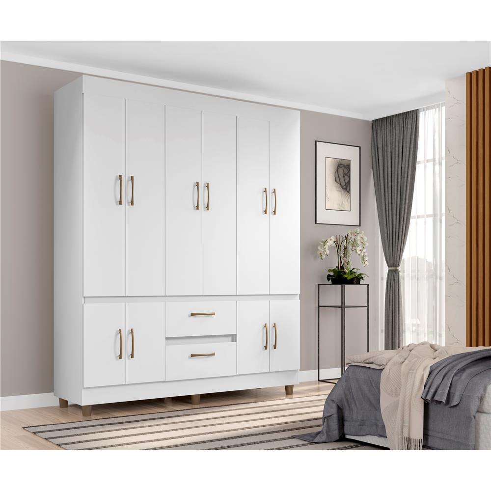 Guarda-Roupa Araplac Sintra II com 10 Portas e 2 Gavetas