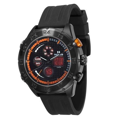 Menor preço em Relógio Masculino Anadigi 20221 Seculus - Preto