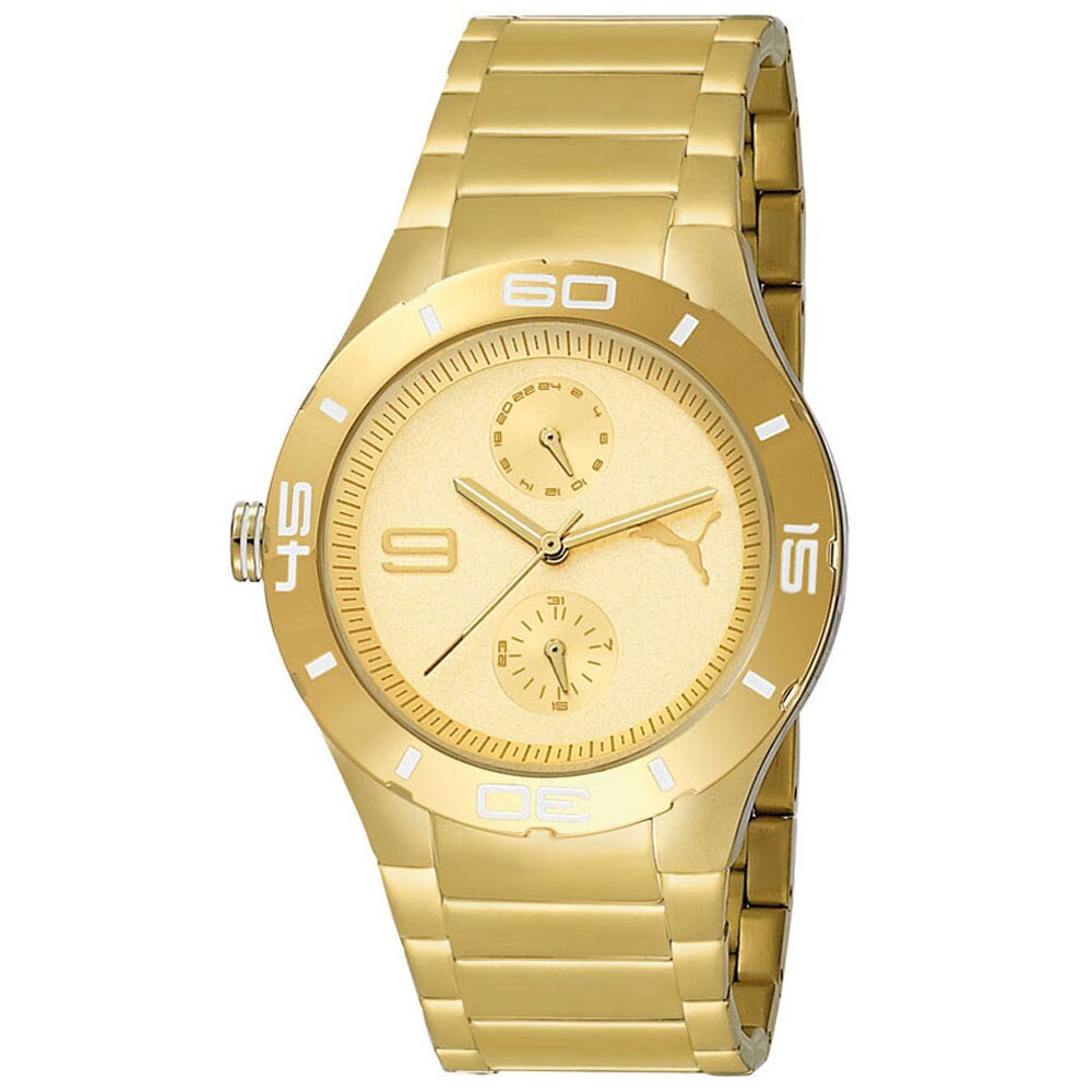 relogio feminino puma dourado