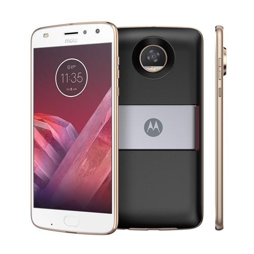Menor preço em Smartphone Motorola Moto Z2 Play Power Pack & DTV Edition Ouro 64GB, Tela de 5.5'', Dual Chip, Câmera 12MP, Android 7.1 e Processador Octa-Core