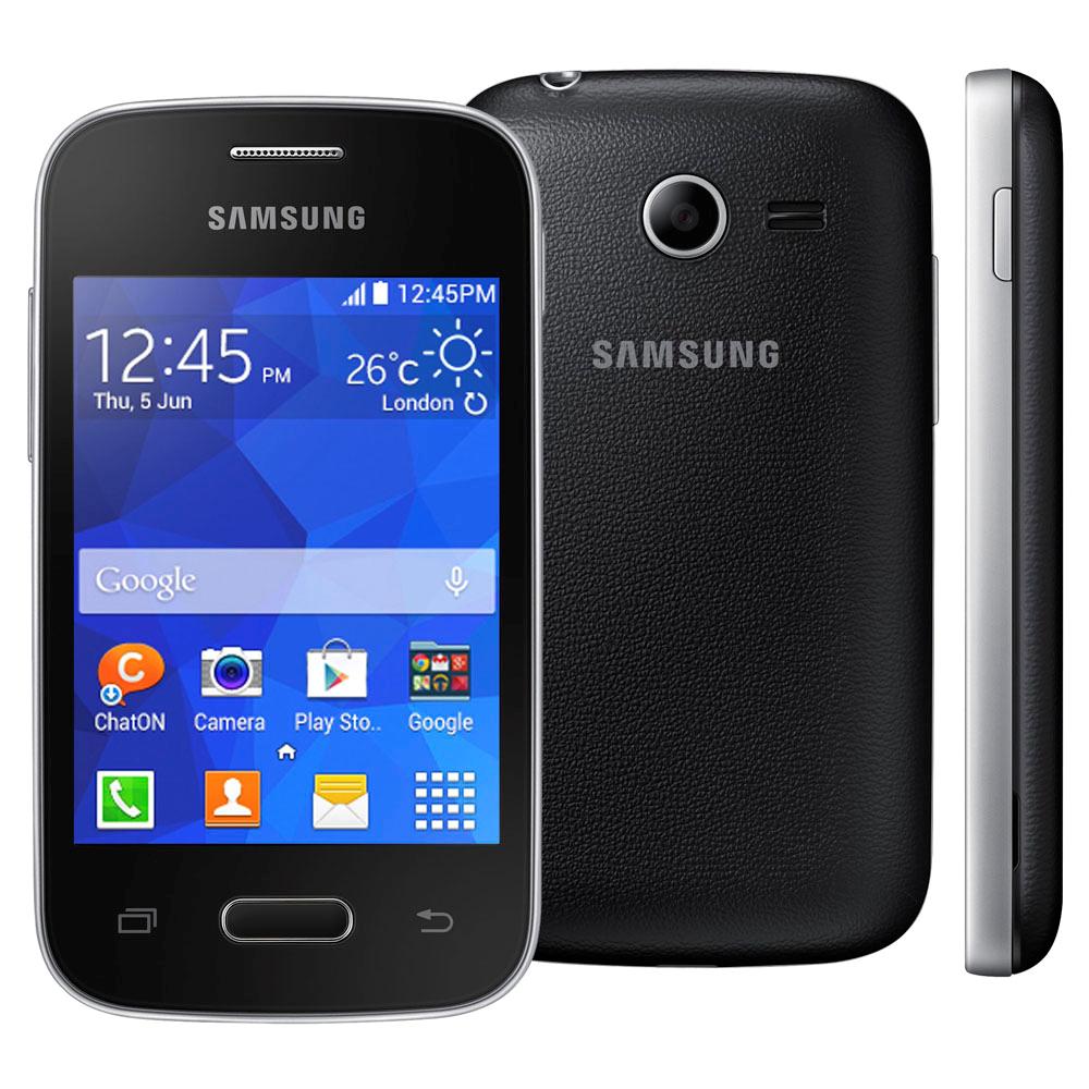 Celular Desbloqueado Samsung Galaxy Pocket 2 Single SMG110B Preto com Tela 3.3quot;, Android 4.4 Celular Desbloqueado Samsung Galaxy Pocket 2 Single SMG110B Preto com Tela 3.3quot;, Android 4.4