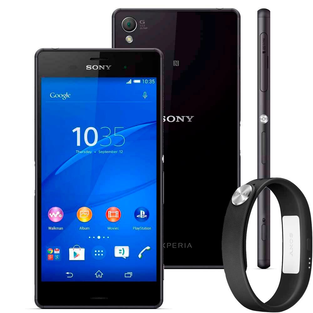 Smartphone Sony Xperia Z3 Preto Com Tela 52 Dual Chip Cmera