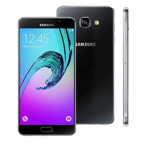 Smartphone Samsung Galaxy A7 2016 Duos SM-A710M/DS Preto com Dual Chip, Tela 5.5", 4G, NFC, Câmera 13MP, Android 5.1 e Processador Octa-Core Menor preço em Smartphone Samsung Galaxy A7 2016 Duos SM-A710M/DS Preto com Dual Chip, Tela 5.5", 4G, NFC, Câmera 13MP, Android 5.1 e Processador Octa-Core