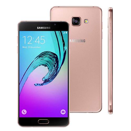 Novo Smartphone Samsung Galaxy A7 2016 Duos SMA710M/DS Rose com Dual Chip, Tela 5.5quot;, 4G 