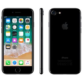 iPhone 7 Apple com 128GB, Tela Retina HD de 4,7” com 3D Touch, iOS 11, Touch ID, Câmera 12MP, Resistente à Água, WiFi, 4G LTE e NFC – Preto Brilhante