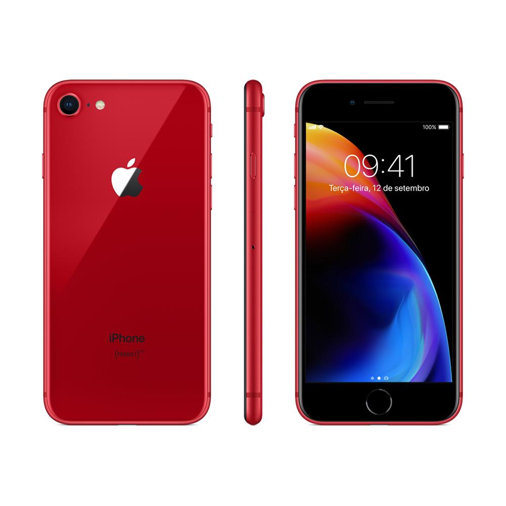 iPhone 8 Apple RED Special Edition 64GB Tela Retina HD 4.7” iOS11