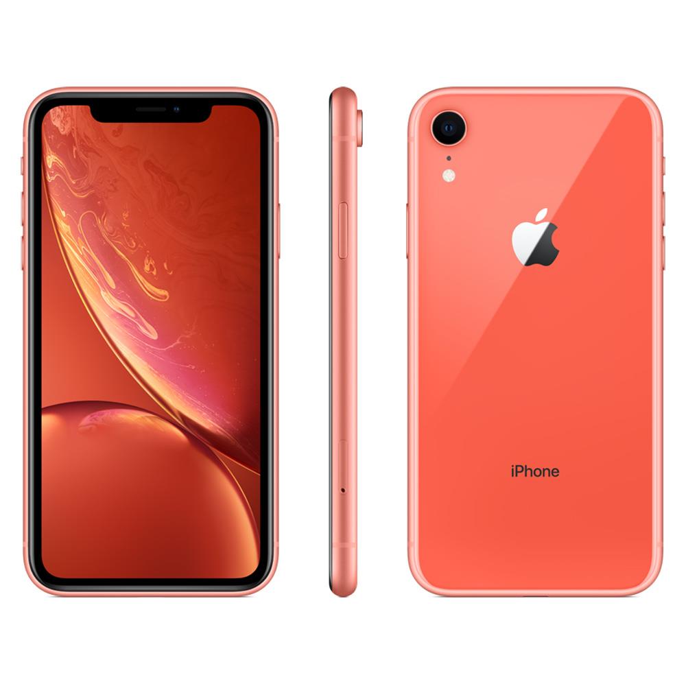 iPhone XR Apple Coral 64GB, Tela Retina LCD de 6,1”, iOS